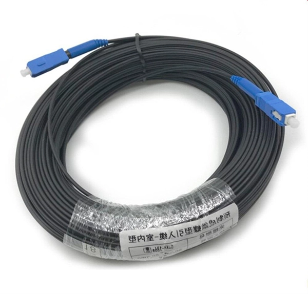 Does outdoor fiber optic cable support multimode or single-mode 