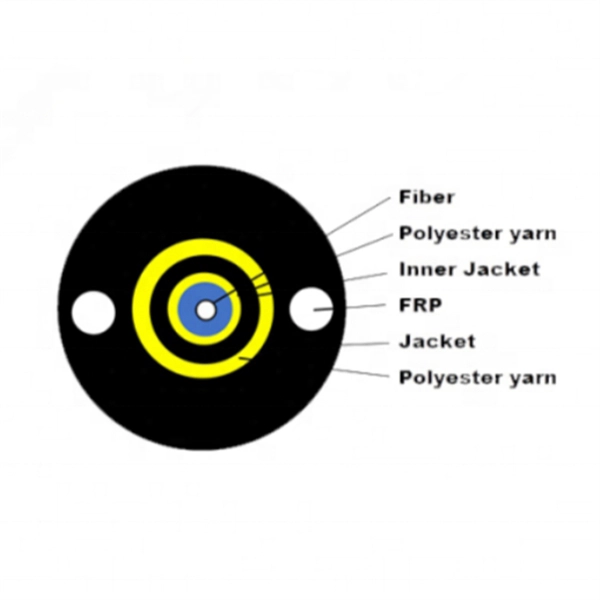 What are the techniques for splicing drop cables to optical fibers 
